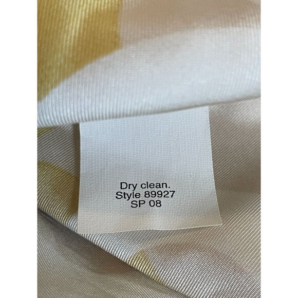 J.Crew womens silk shift dress chain print square neckline sleeveless side zip - Picture 6 of 9